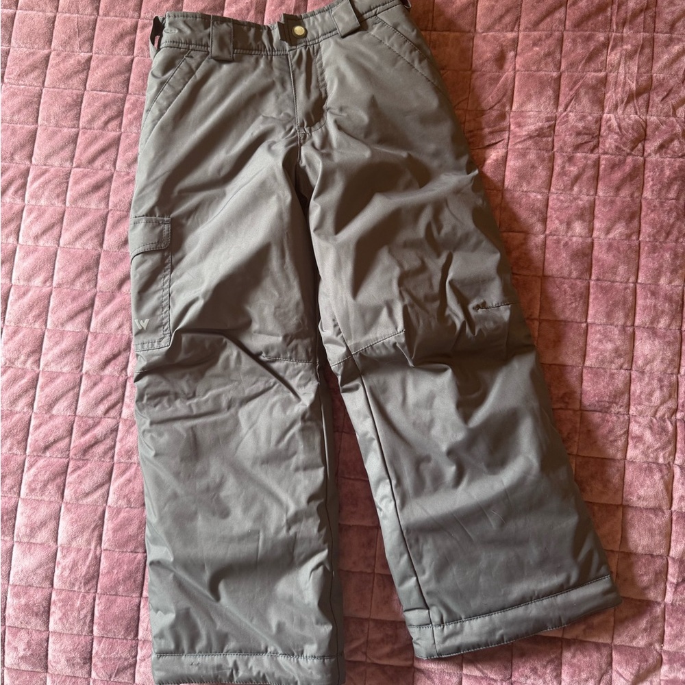 Grey snow pants // youth size xs